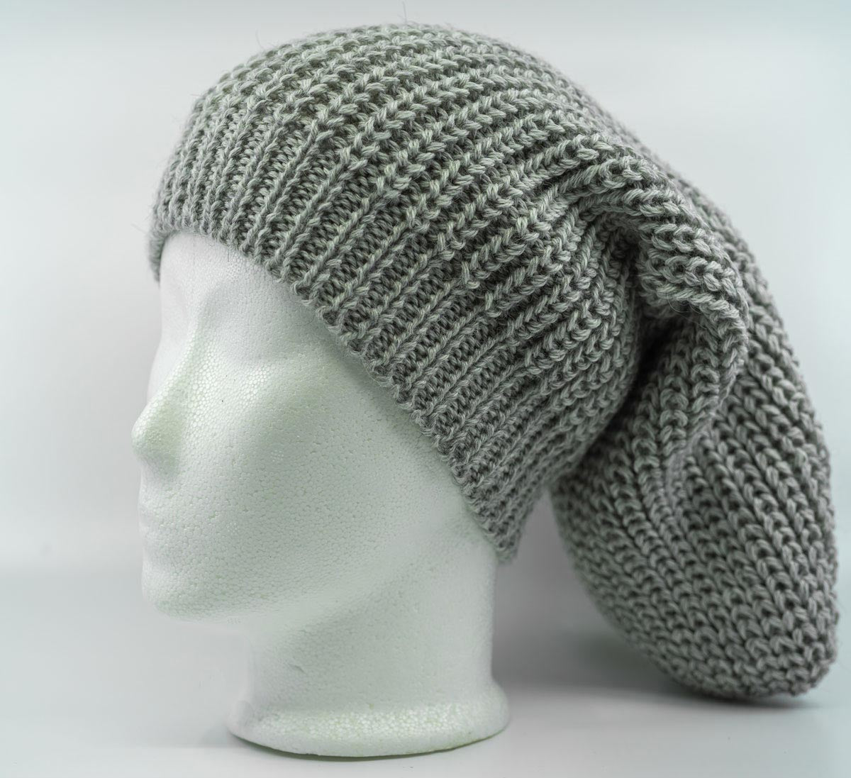 Damen Strick Beanie XXL - Alpaka Kontor