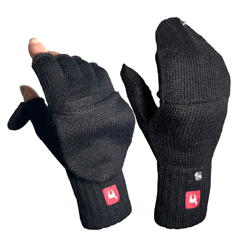 Alpaka Fingerhandschuhe, mit Kappe - Alpaka Kontor